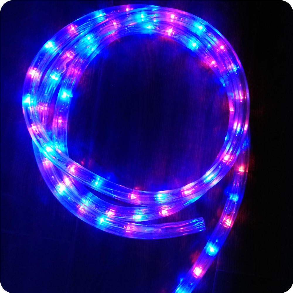 Chasing blue with red 10m led rope light