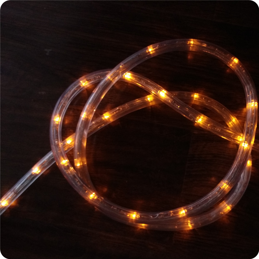 Chasing green with yellow 10m led rope light
