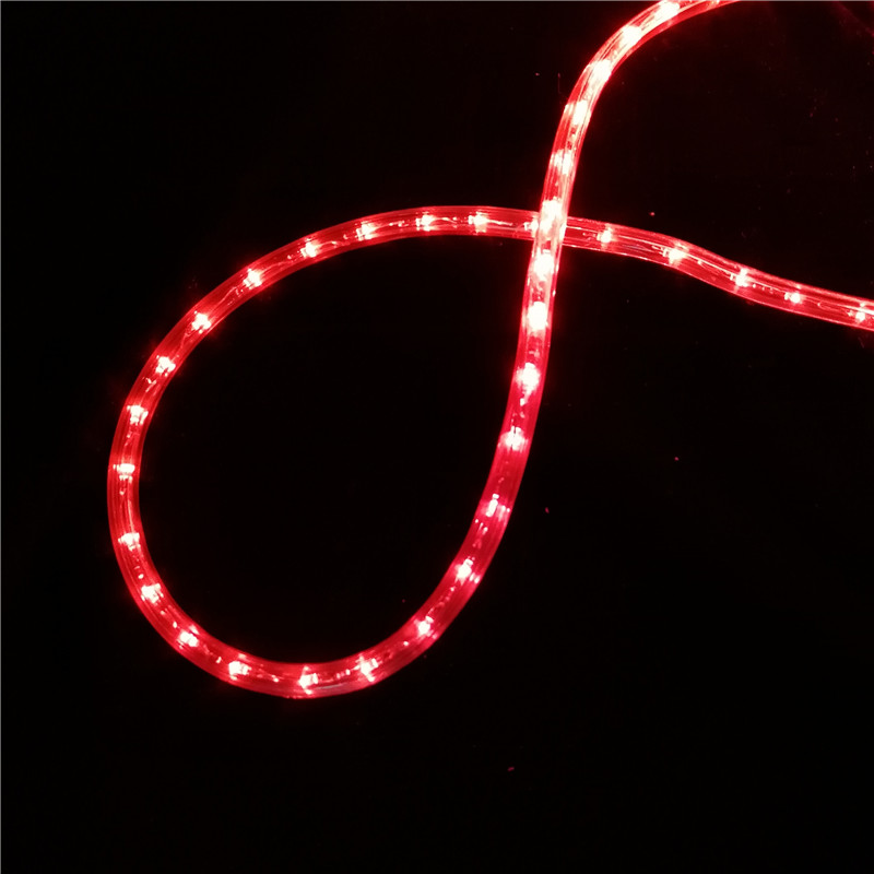 Chasing red 10m led rope light