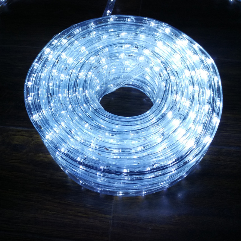 Chasing white 10m led rope light