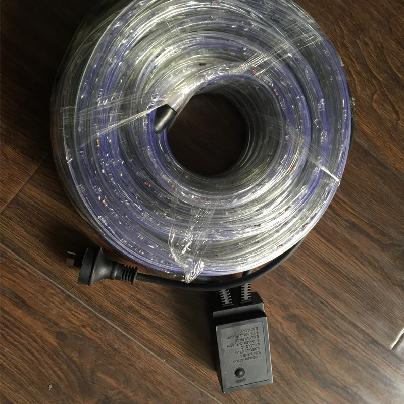 Chasing white 10m led rope light