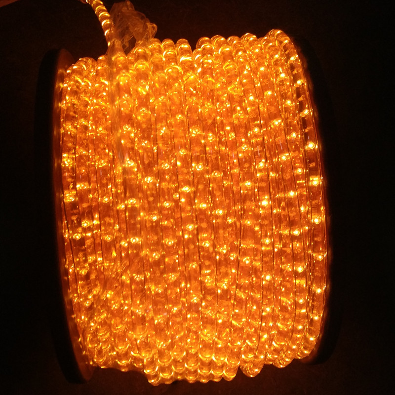 Yellow Incandescent rope light